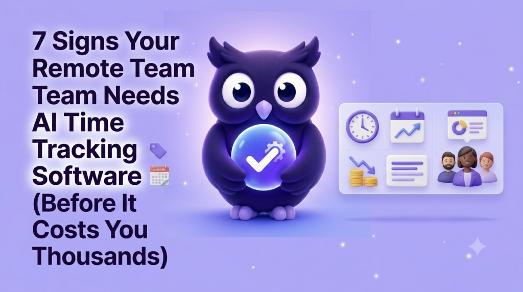 7 Signs Your Remote Team Needs AI Time Tracking Software (Before It Costs You Thousands)
