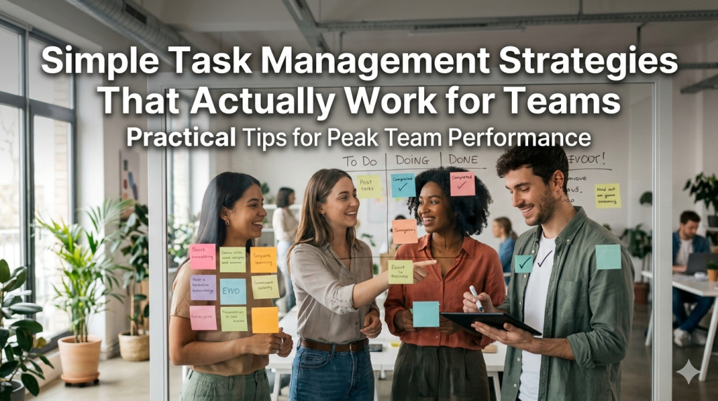 Simple Task Management Strategies That Actually Work for Teams