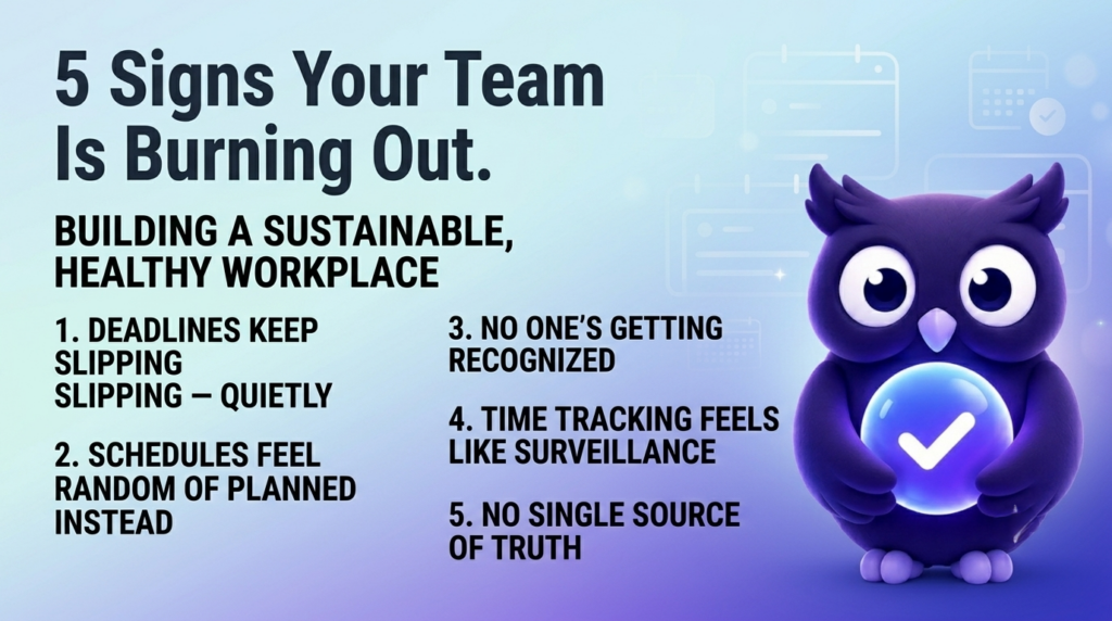 5 Signs Your Team Is Burning Out (And the Workforce Scheduling Fix Most Managers Miss)